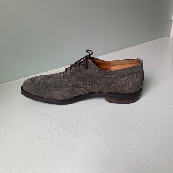 Allen Edmonds Neumok Suede Wingtip Oxford - Grey - 11D main image 4